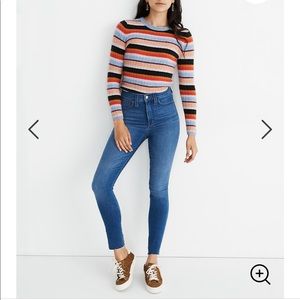 Madewell 10” High Rose Roadtripper Jeans